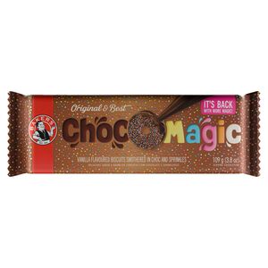 Bakers Choc O Magic Chocolate Vanilla Flavoured Biscuits 109g